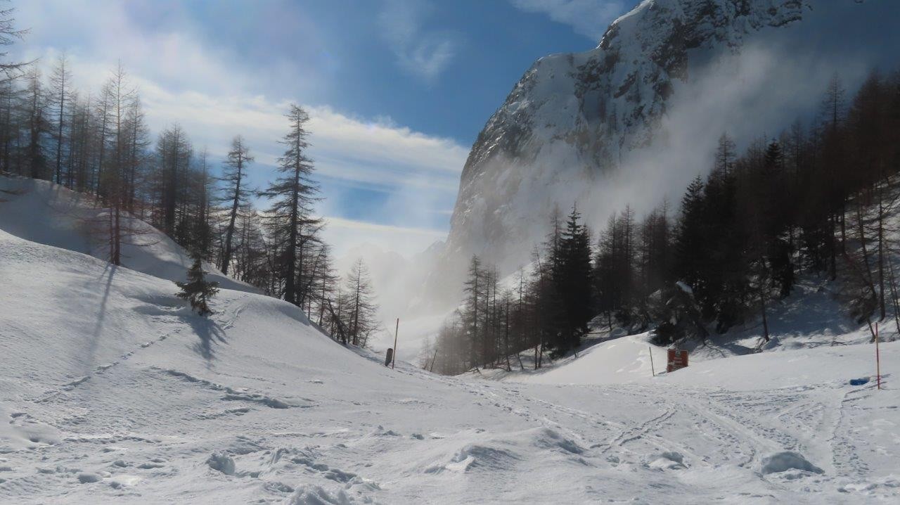 Vršič - frezanje in plazovi