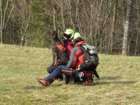 Vaja vodnikov reševalnih psov GRZS - helikopter - 28.03.2018