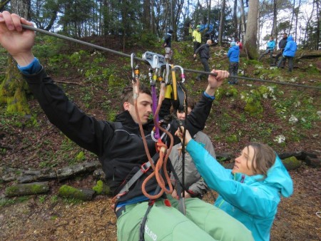 Adrenalinski park - usposabljanje - Straža, Bled 2018