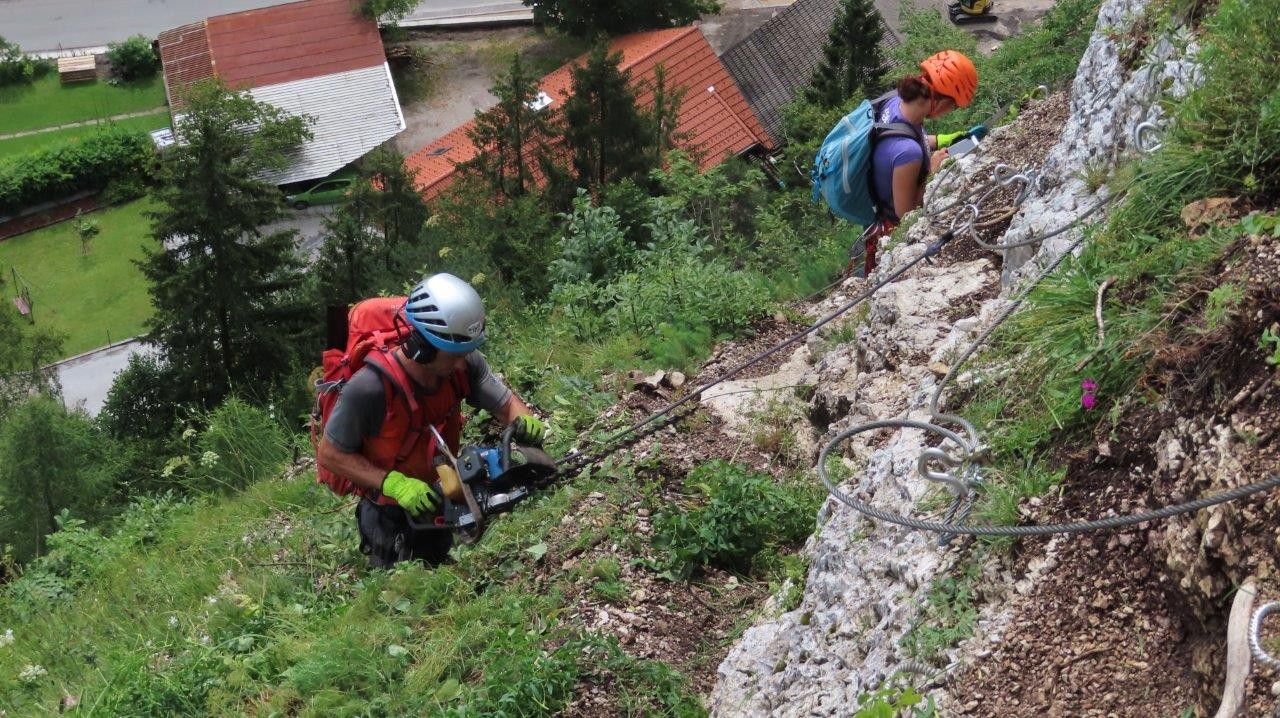 Ferata Grančišče - čistilna akcija