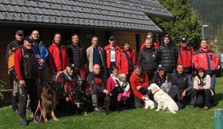 Srečanje vodnikov reševalnih psov Alpe Adria 2015